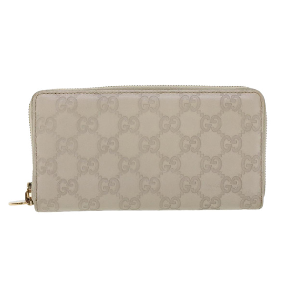 GUCCI GG Canvas ssima Long Wallet White 245914 Auth am4402 - Picture 13 of 16